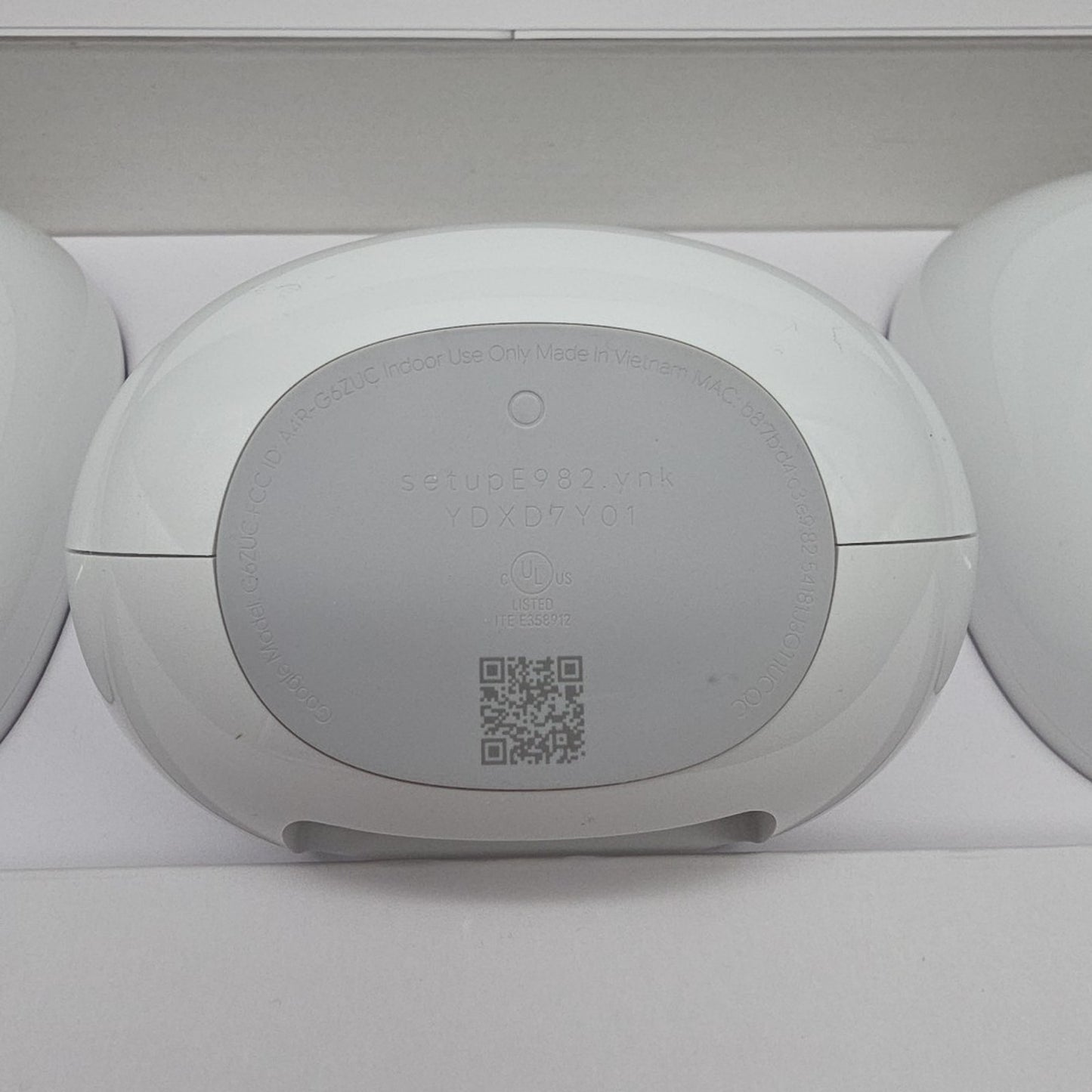 Google Nest Wifi Pro 6E 2 Port Wireless Mesh Router Pack of 3 Snow