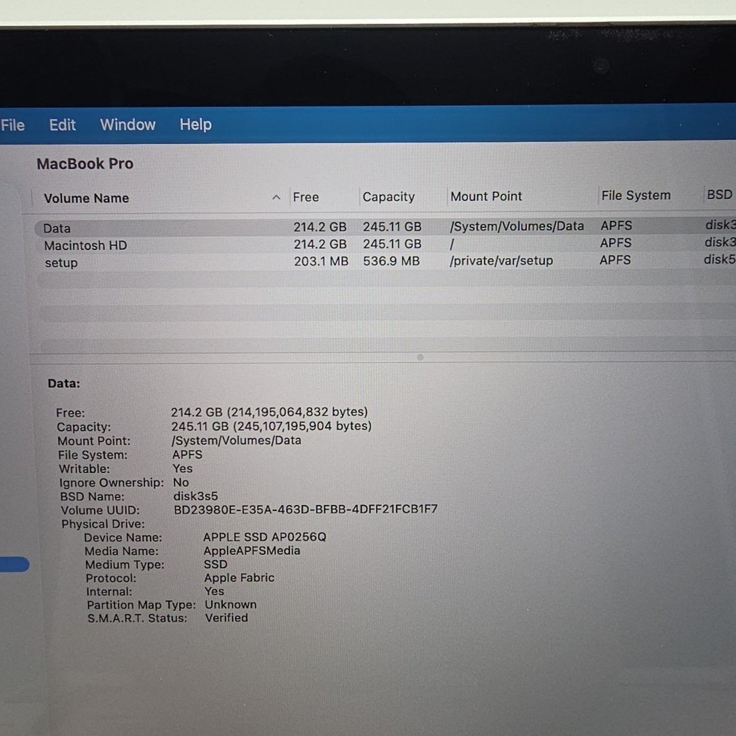 Apple MacBook Pro 13" A2338 2020 M1 256GB SSD 8GB Silver L180