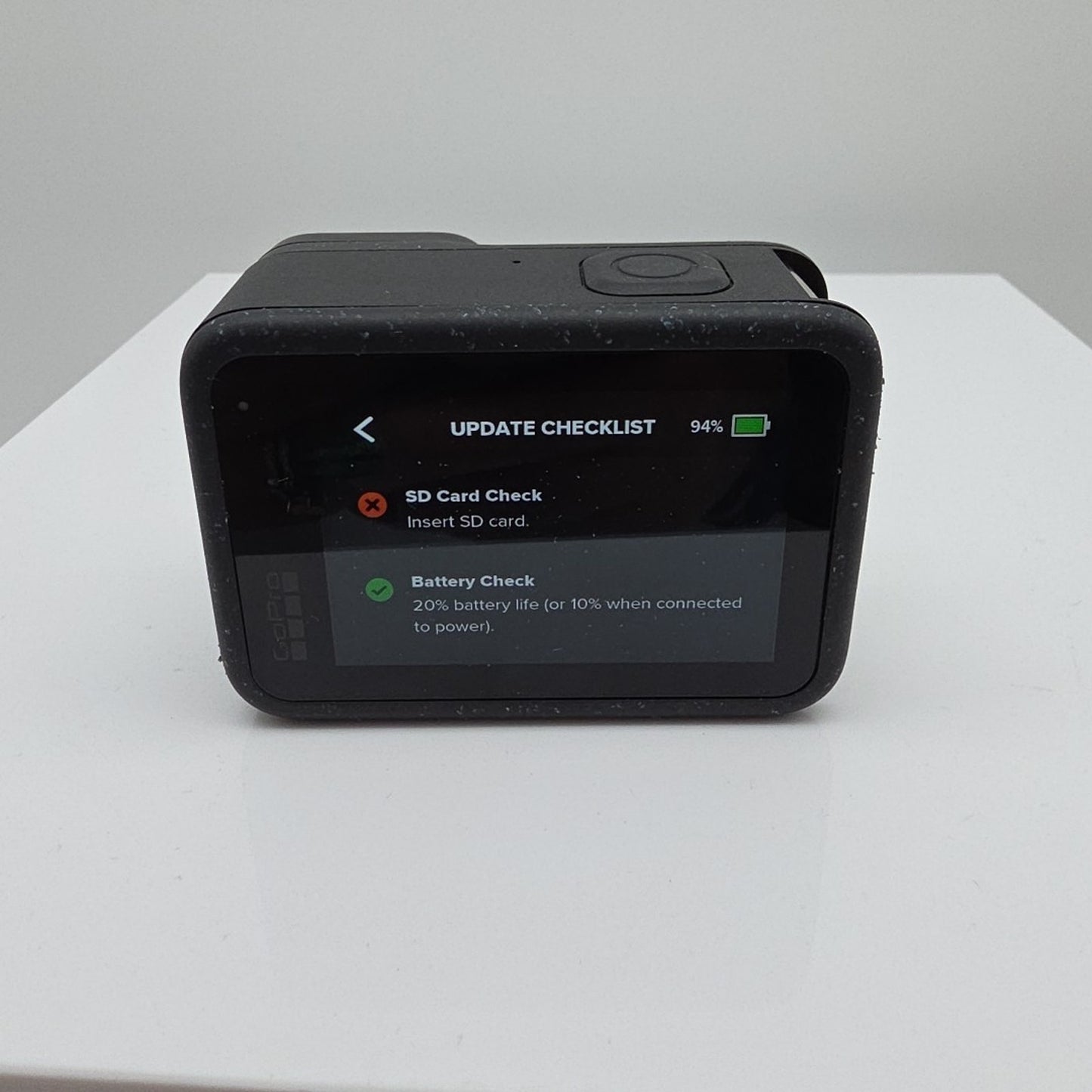 AS-IS GoPro HERO12 Black – Camera Only DEFECT SD CARD CHECK ERROR