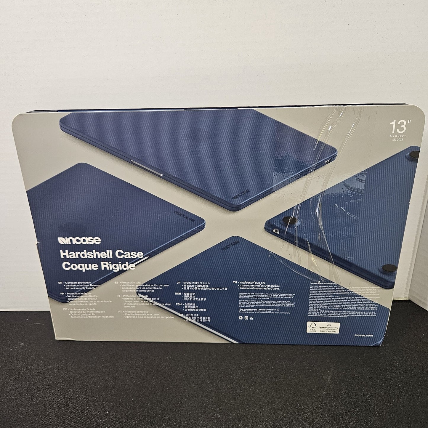 Incase - Hardshell Dot Case for MacBook Pro M2 13.6" 2022 - Navy