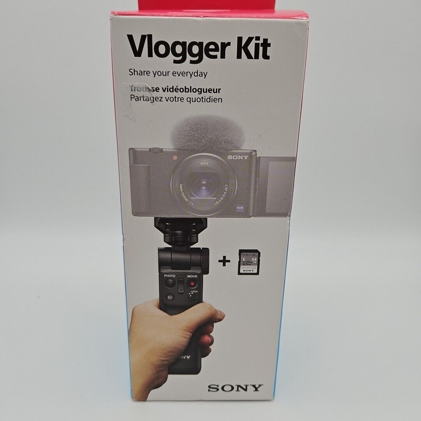 Sony Vlogger Kit GP-VPT2BT Shooting Grip with Wireless Remote Commander +