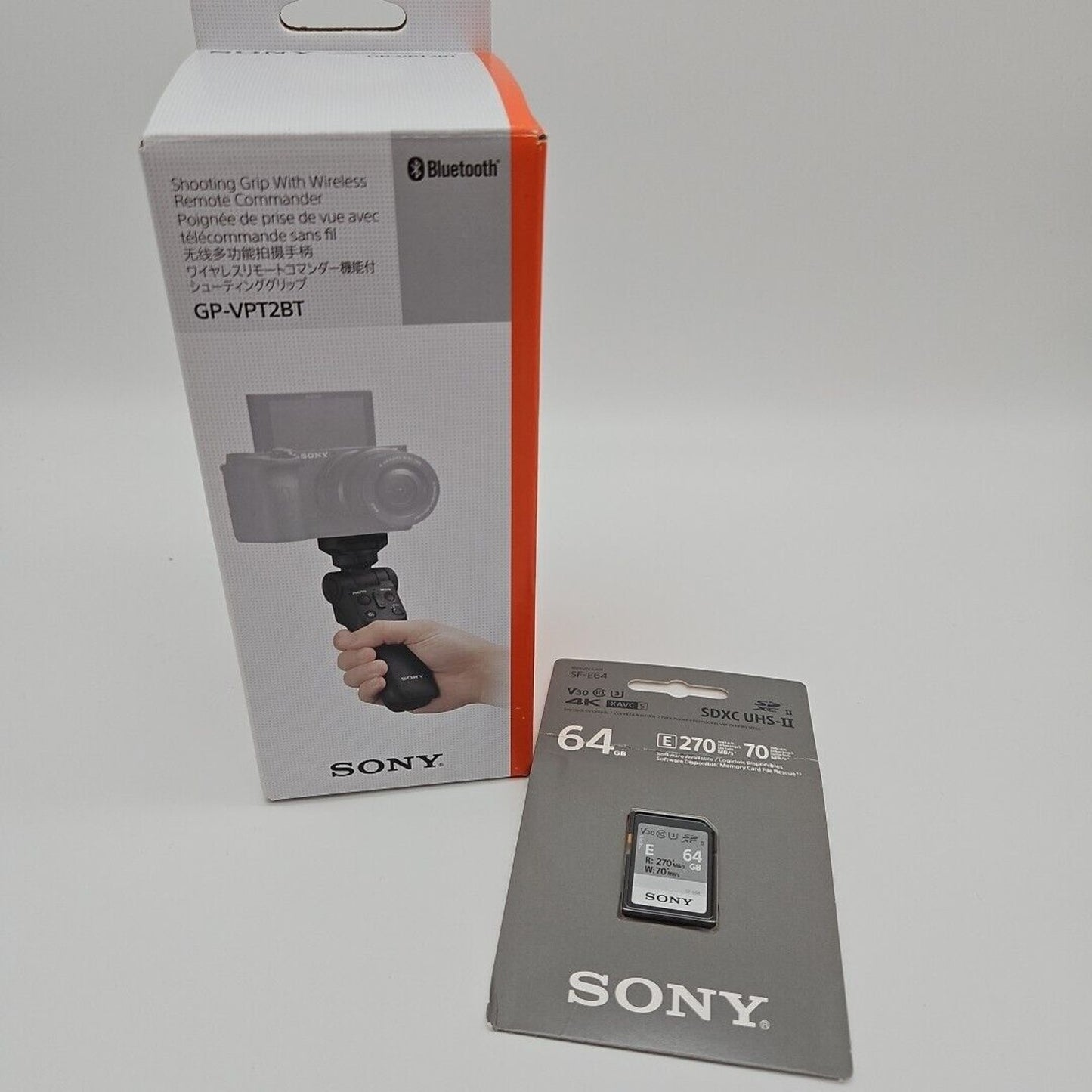 Sony Vlogger Kit GP-VPT2BT Shooting Grip with Wireless Remote Commander +