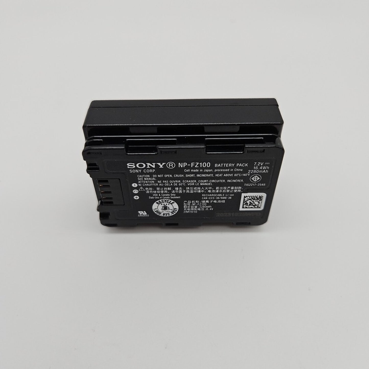 Genuine Sony - NP-FZ100 Rechargeable Lithium-ion Replacement Battery U