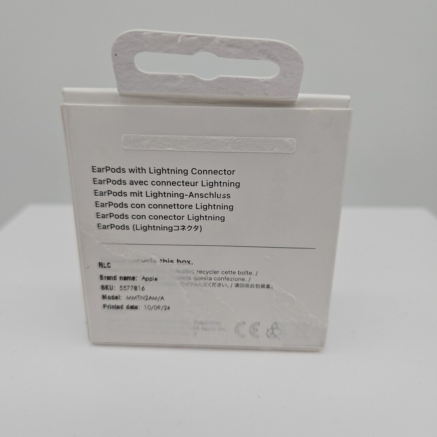 Apple EarPods MWTY3AM/A Lightning Wired Earphones In-Ear Earbuds