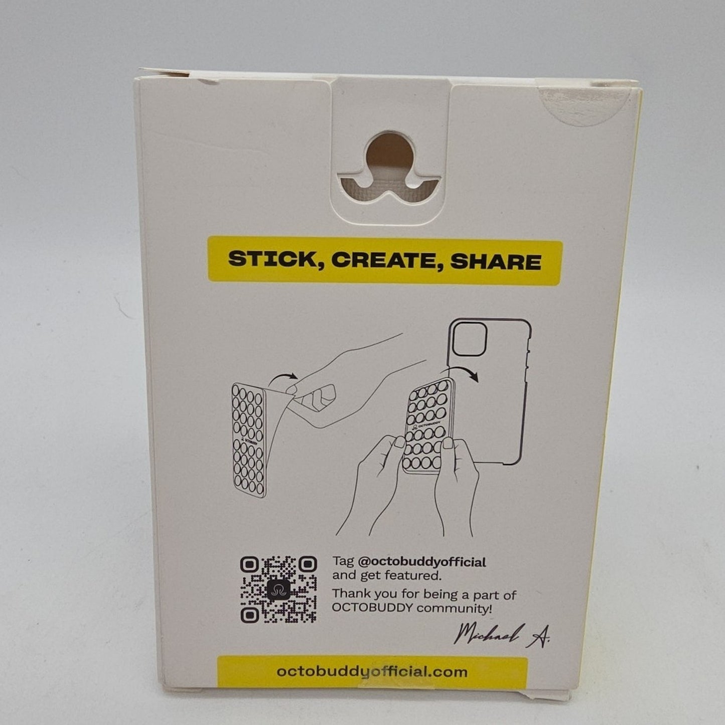Octobuddy - Silicone Suction Cup Universal Phone Case Mount Classic