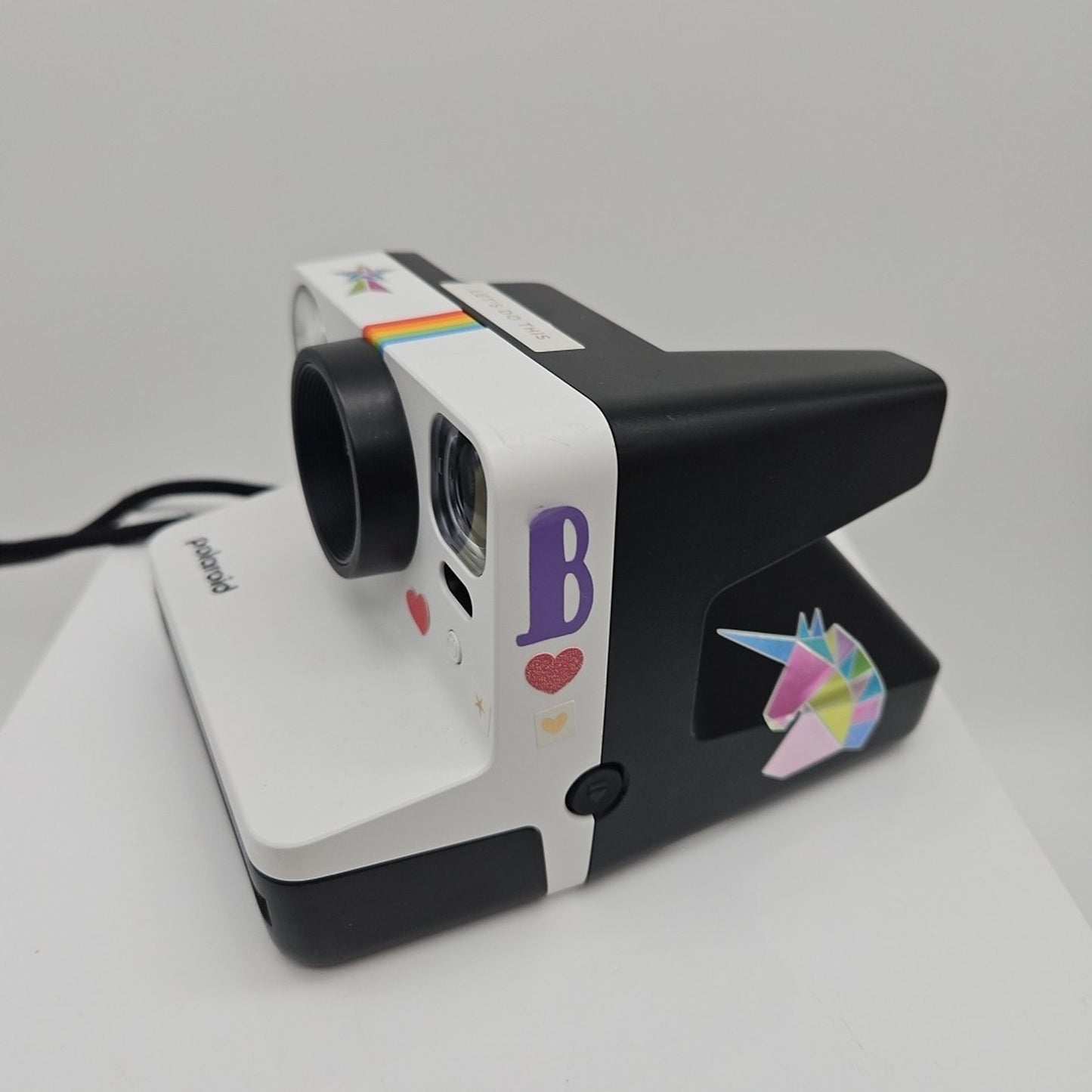 Polaroid Now i-Type Instant Camera - Black & White CUSTOM STICKERS