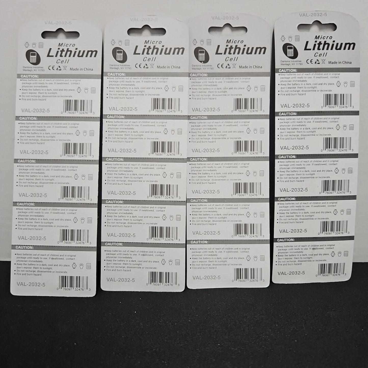 Dantona VAL-2032-5 Energy 2032 Lithium Coin Cell Batteries, 20 pk