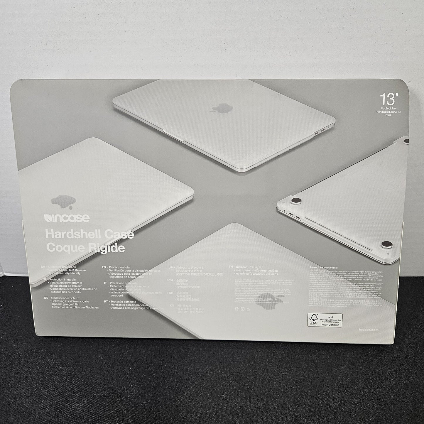 Incase - Hardshell Dot Case for the MacBook Pro 2020, M1 2020 M2 2022 13" Clear
