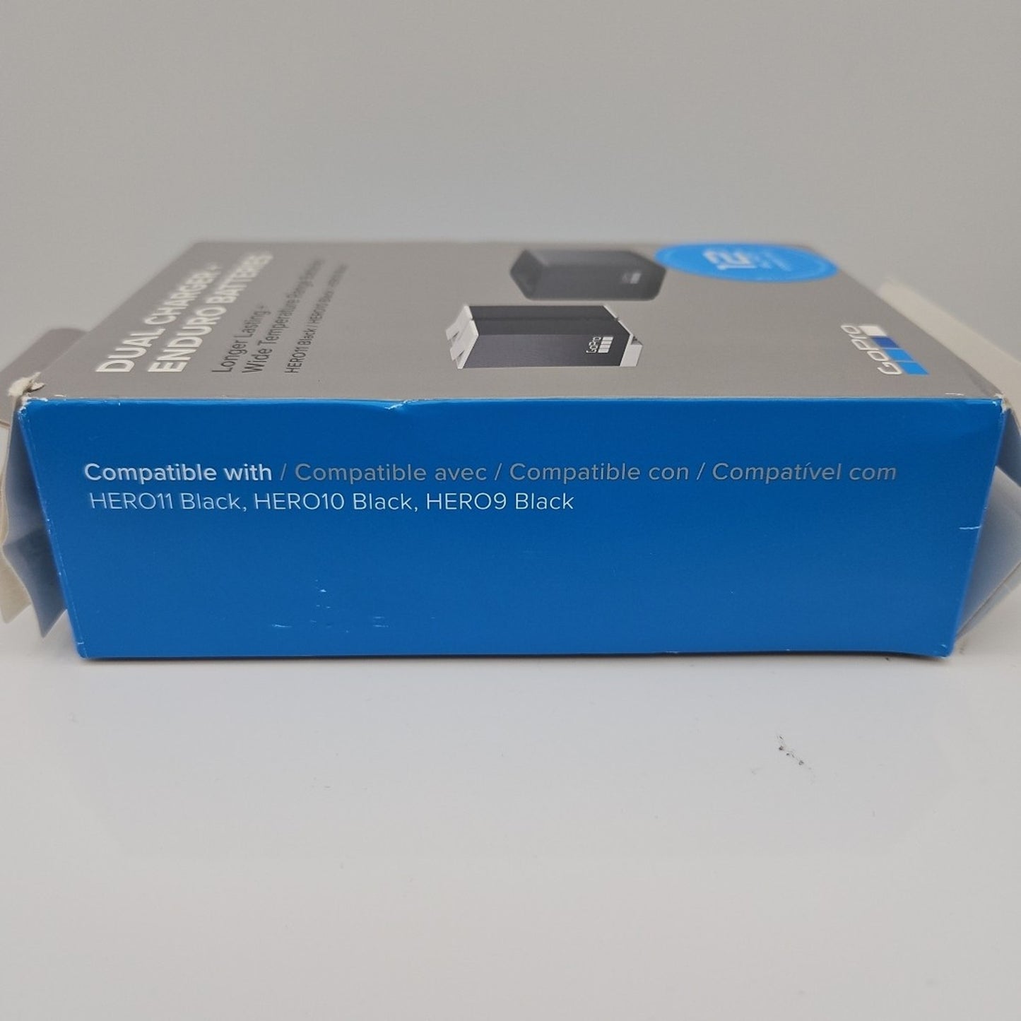 GoPro Dual Charger + Enduro Rechargeable Battery for HERO12 HERO11 HERO10