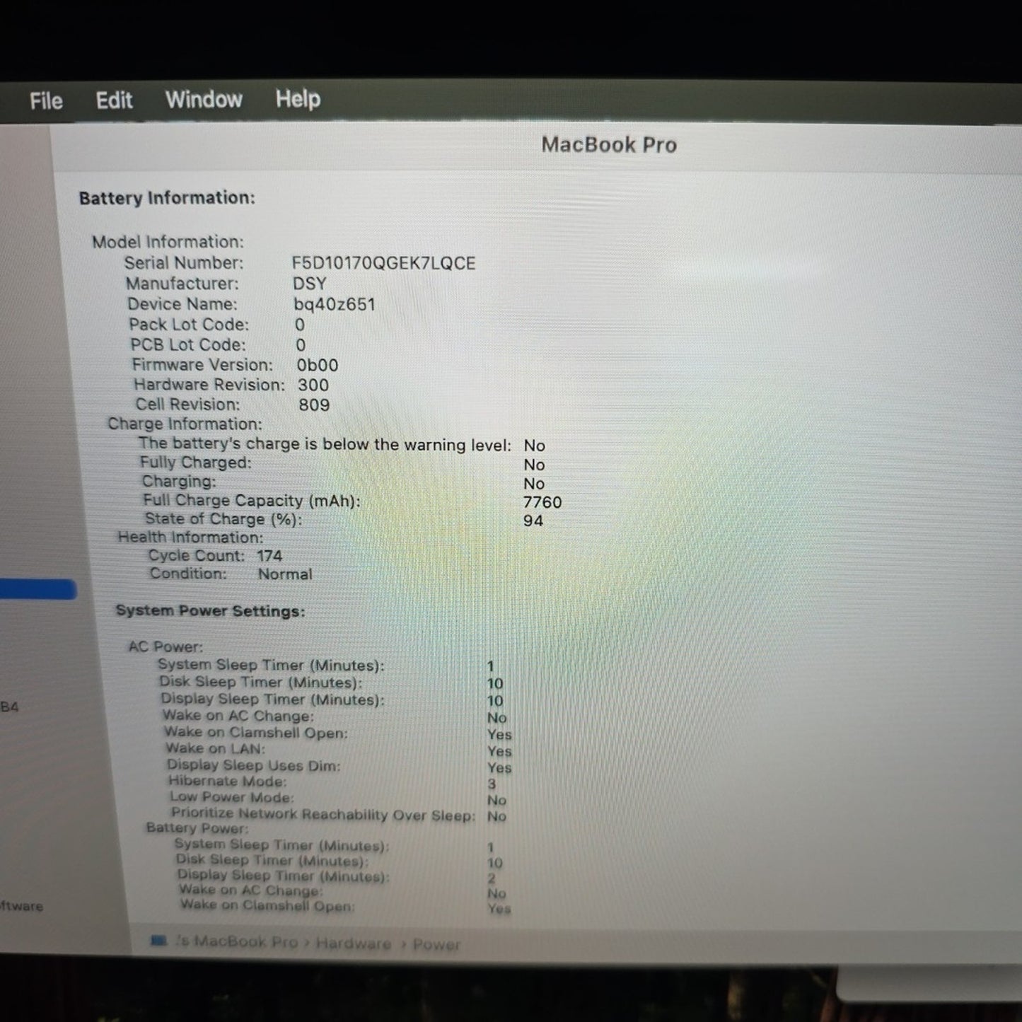 Apple Macbook Pro 16in Core i9 2.3GHz 1TB SSD 32GB A2141 Radeon Pro L128