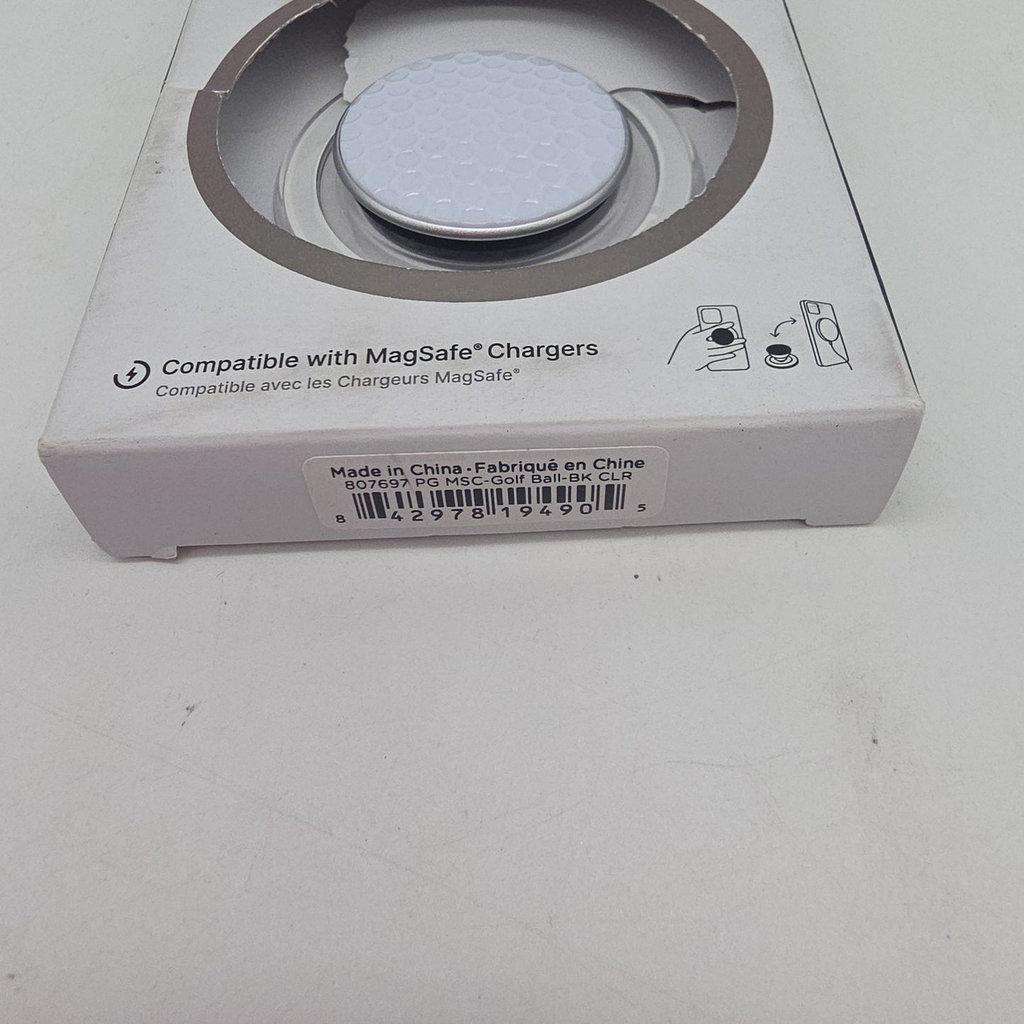 PopSockets MagSafe Round Phone Grip & Stand for iPhone - Golf Ball