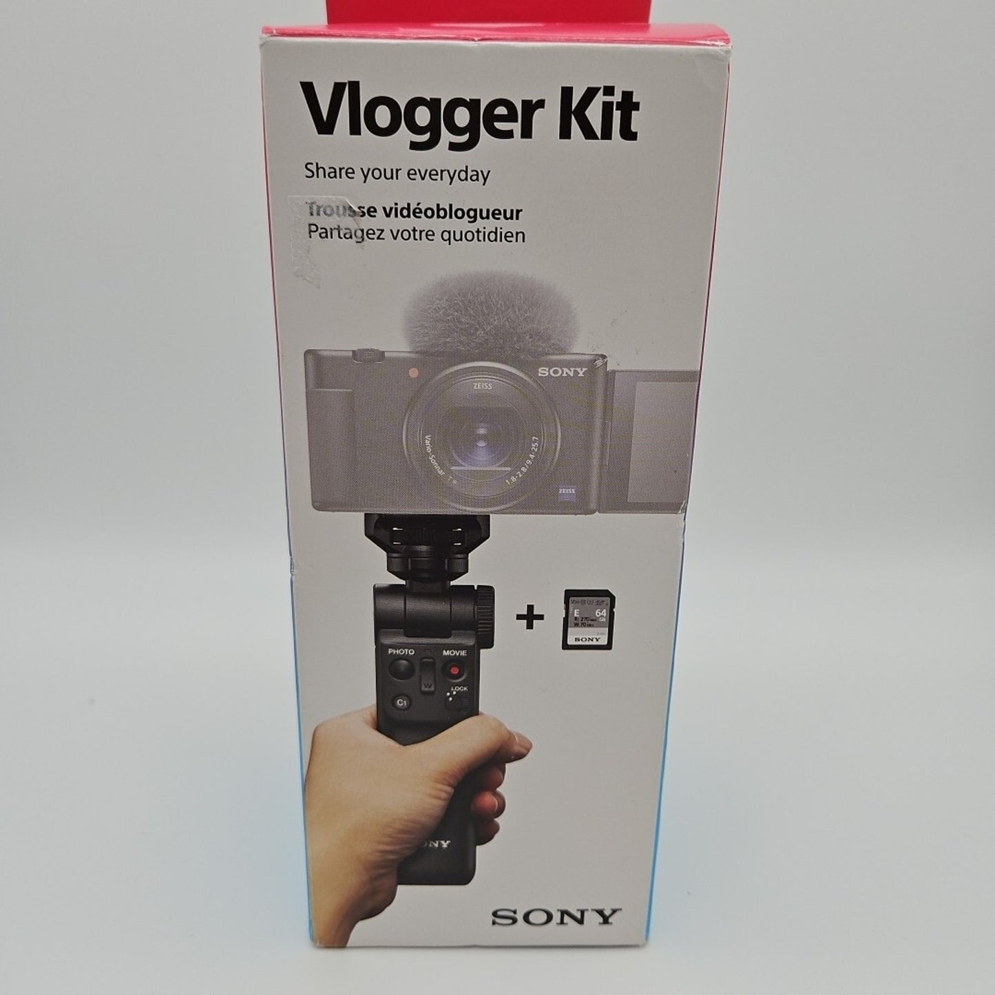 Sony Vlogger Kit GP-VPT2BT Shooting Grip with Wireless Remote Commander +