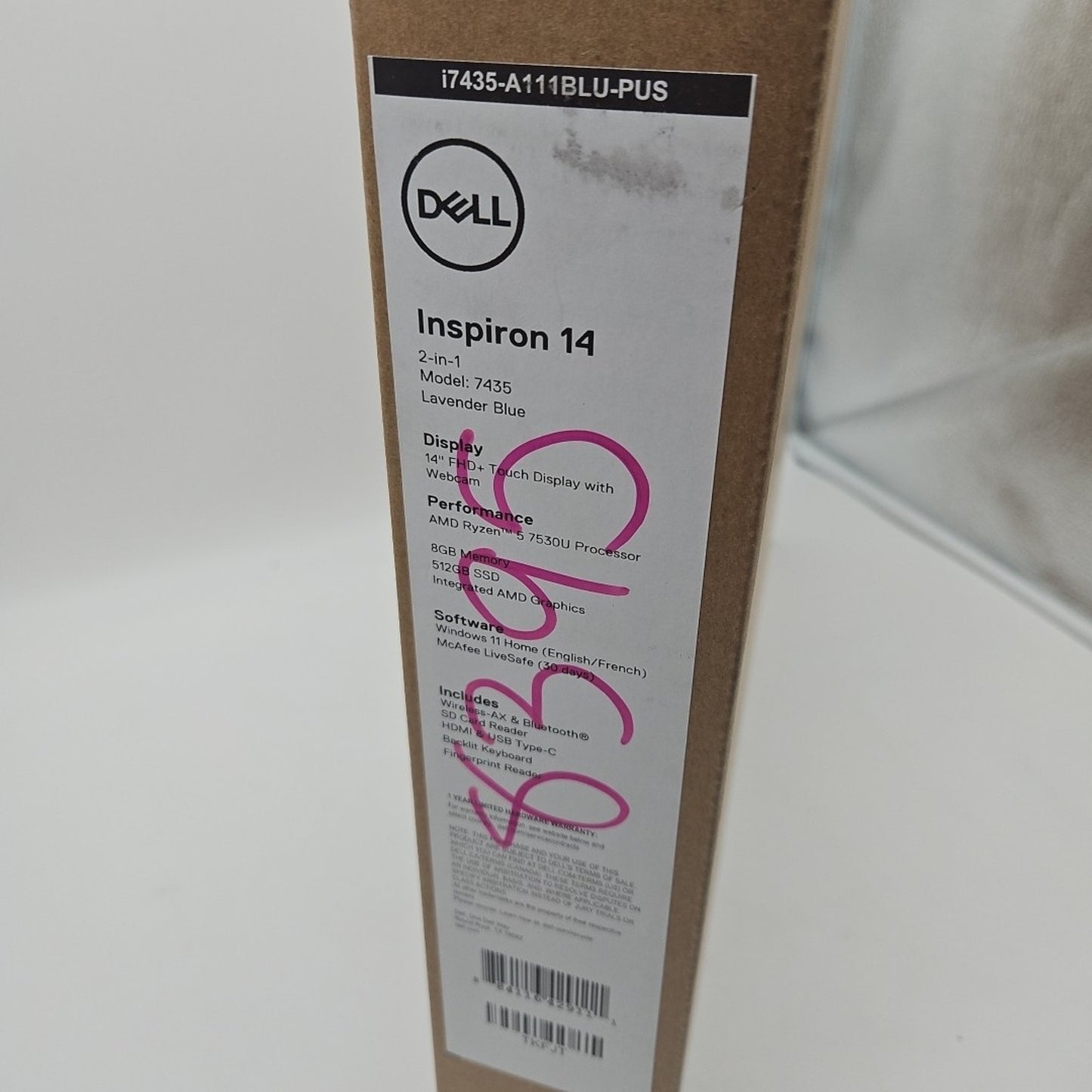 Dell Inspiron 14.0" 2in1 Touch Laptop AMD Ryzen 5 7530U Model 7435