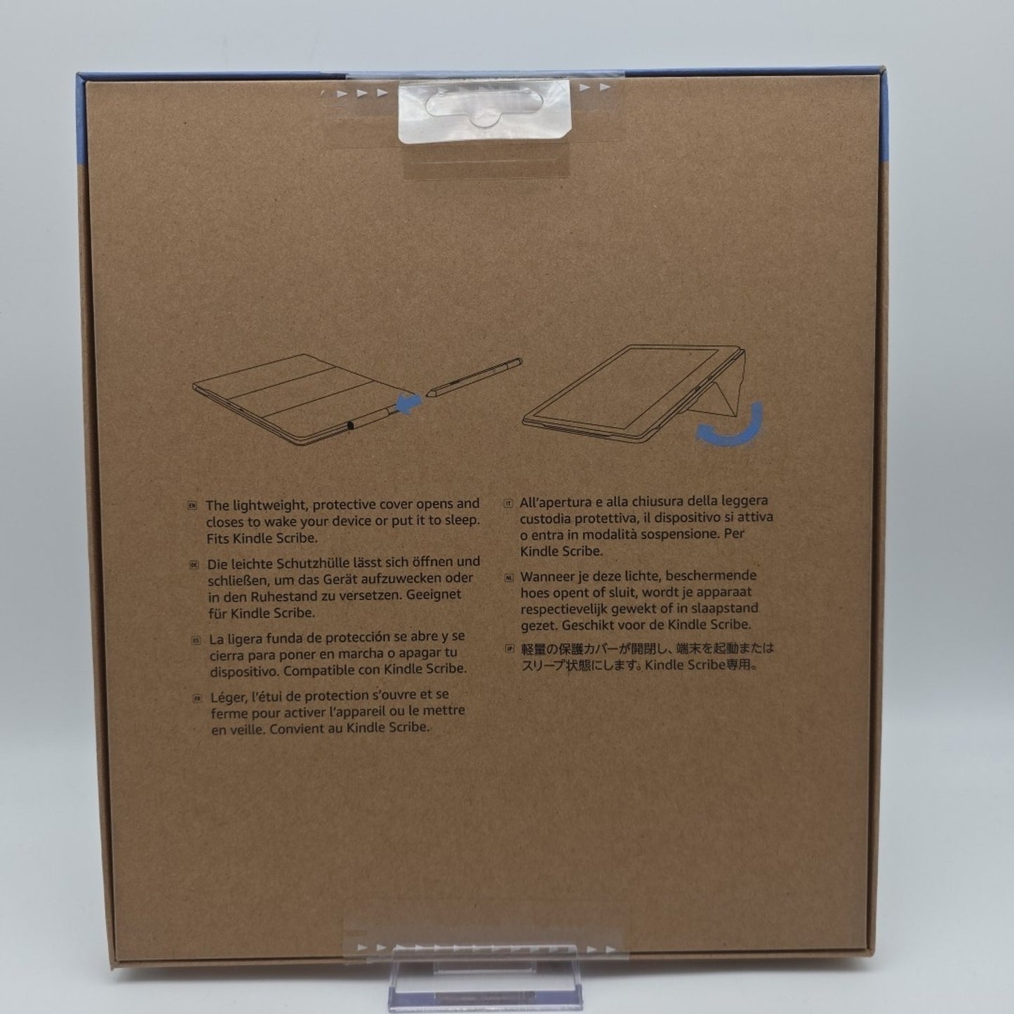 Kindle Scribe Plant-Based Leather Folio Cover with Magnetic Attach Jade NEW