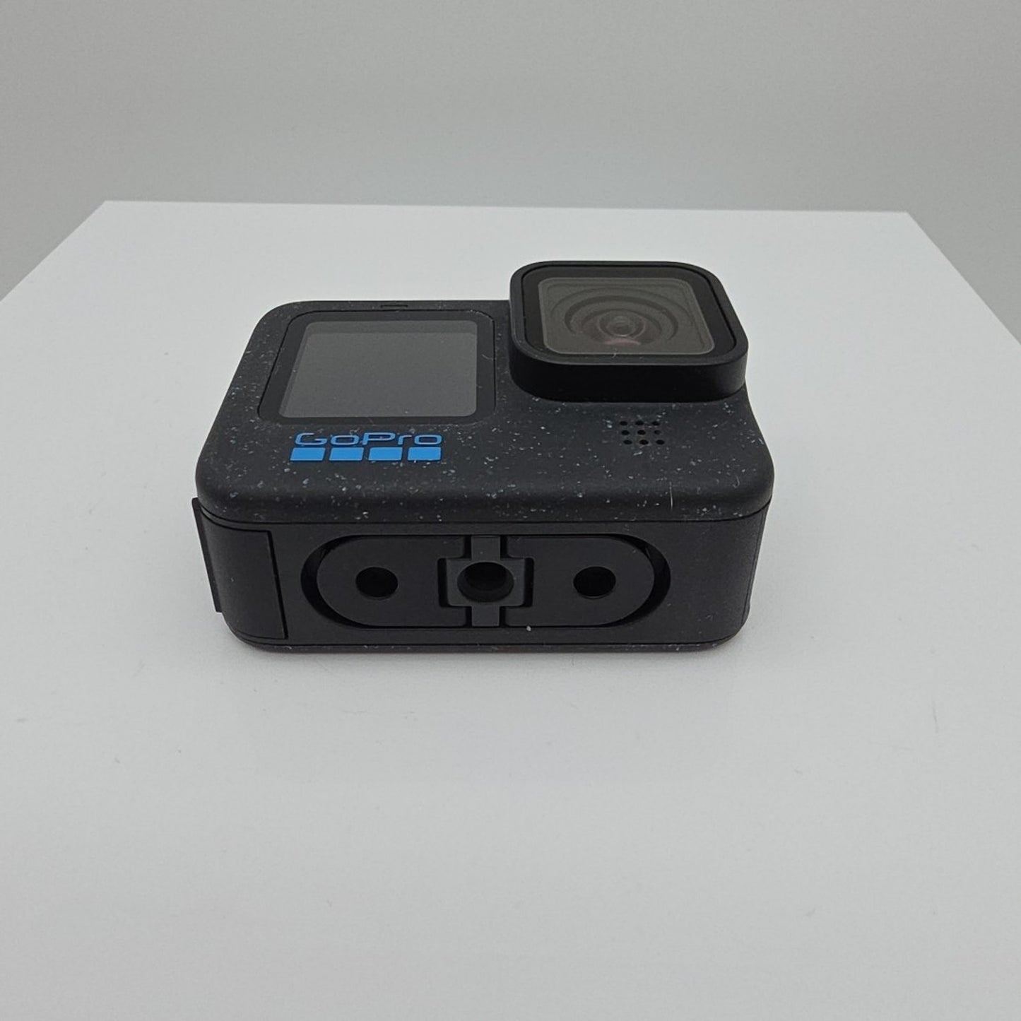 AS-IS GoPro HERO12 Black – Camera Only DEFECT Screen Chip Mic Drain Cover