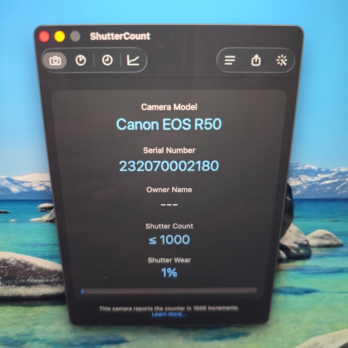 Canon EOS R50 Mirrorless Camera SCREEN ISSUE