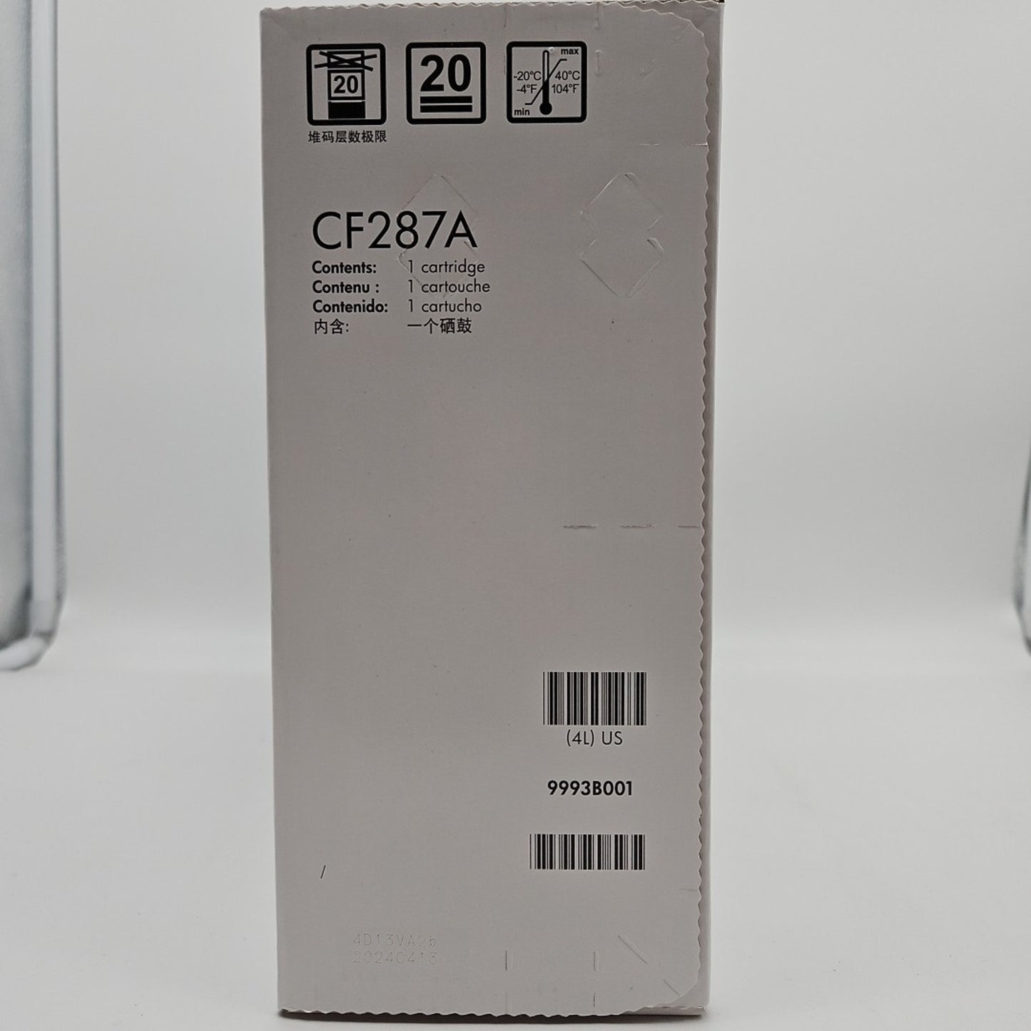 HP CF287A 87A Black Toner Print Cartridge, Works with M506, MF M527 - SEALED BOX