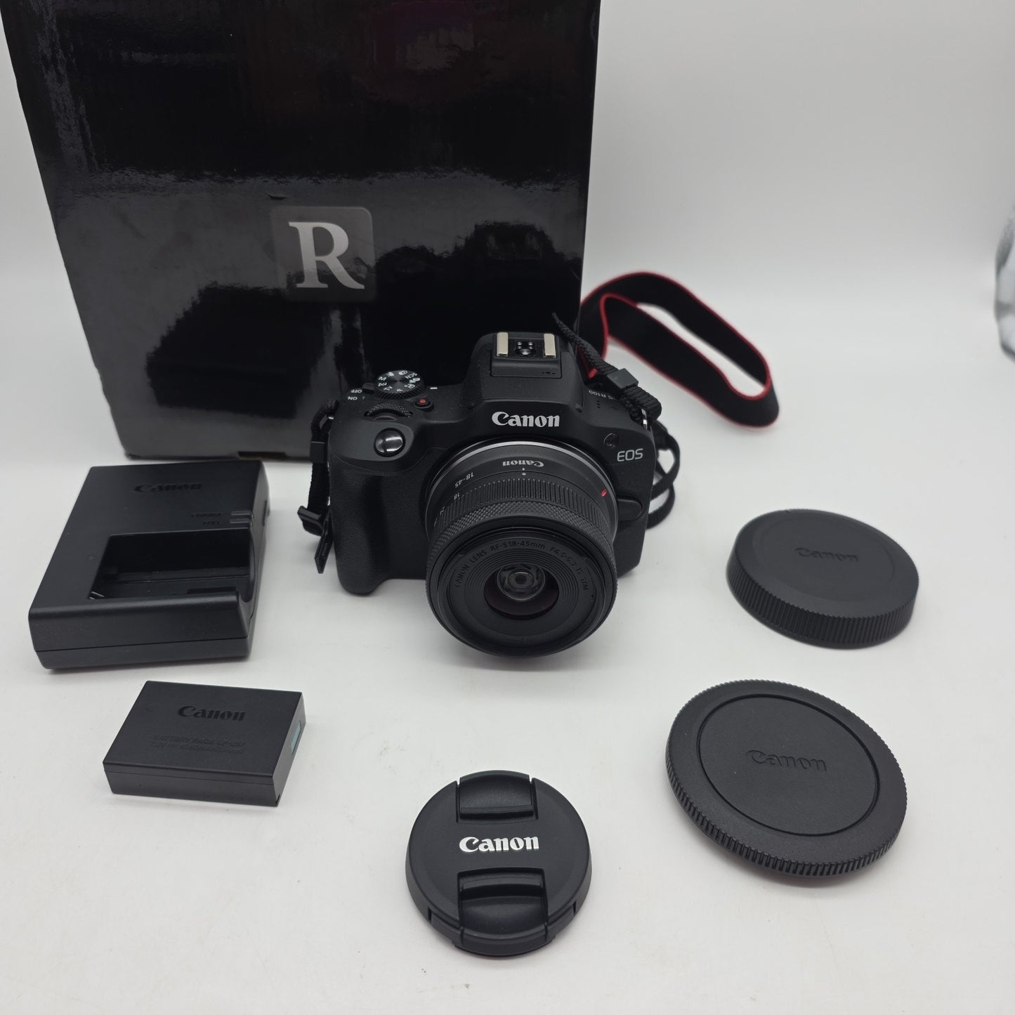 Canon EOS R100 24.1MP Mirrorless Camera w/ RF-S 18-45mm f/4.5-6.3 IS STM Lens