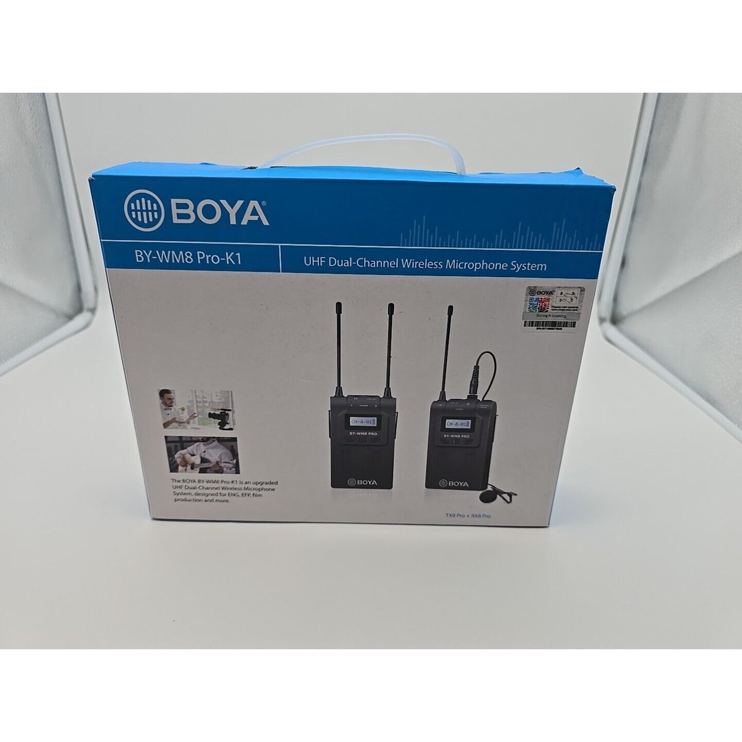 BOYA BY-WM8 Pro-K1 UHF Dual-Channel Wireless Microphone System #BY-WM8 PRO-K1