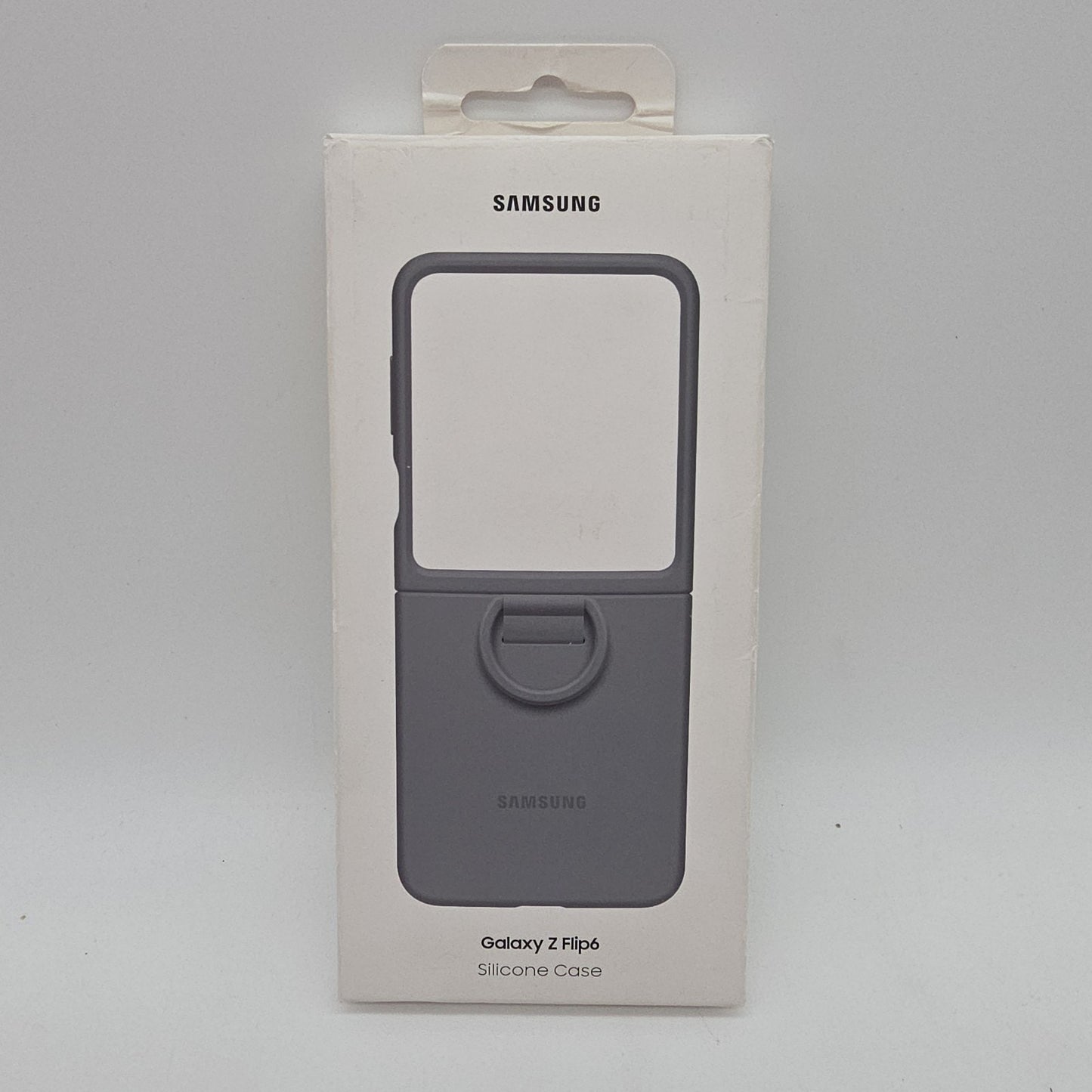 Samsung Silicone Case Cover for Galaxy Z Flip6 - Gray