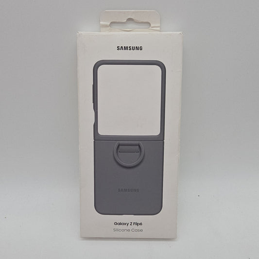 Samsung Silicone Case Cover for Galaxy Z Flip6 - Gray