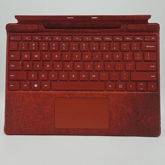 Untested FOR PARTS Microsoft Surface Pro Signature Keyboard for Pro X 8 9 Red