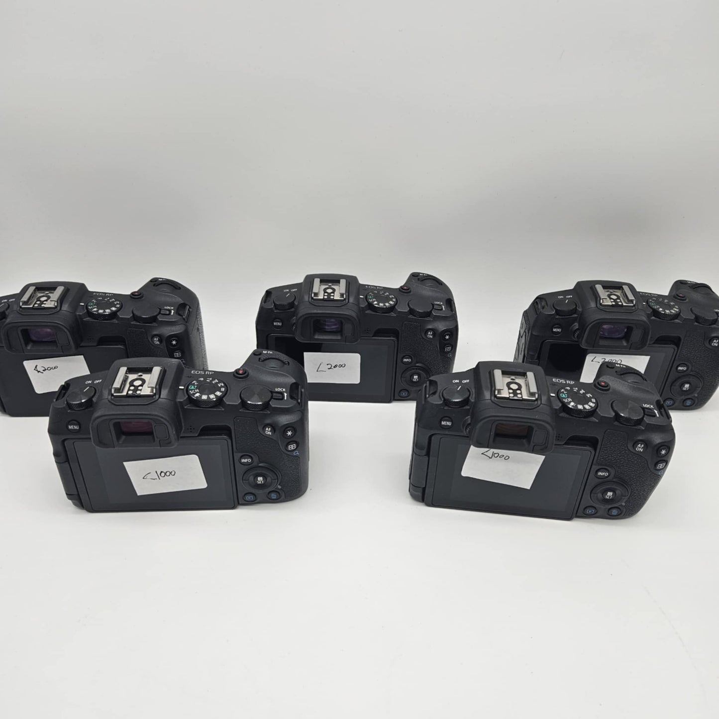 Lot of 5 Canon RP Camera Body Only