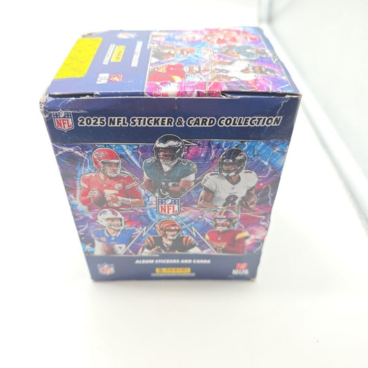 2025 Panini NFL Sticker & Card Collection Football Sealed 50 Pack Box