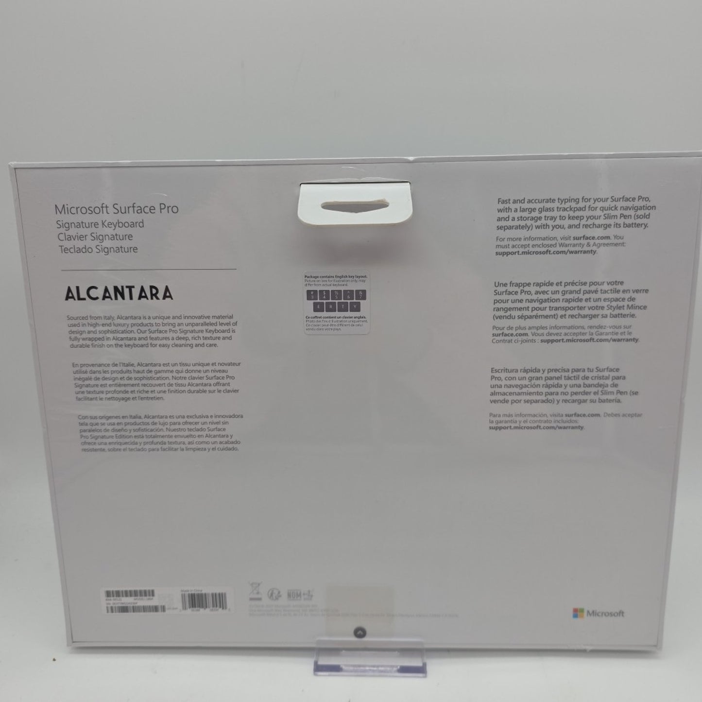 Microsoft Surface Pro Signature Keyboard Alcantara Model 1864 Green