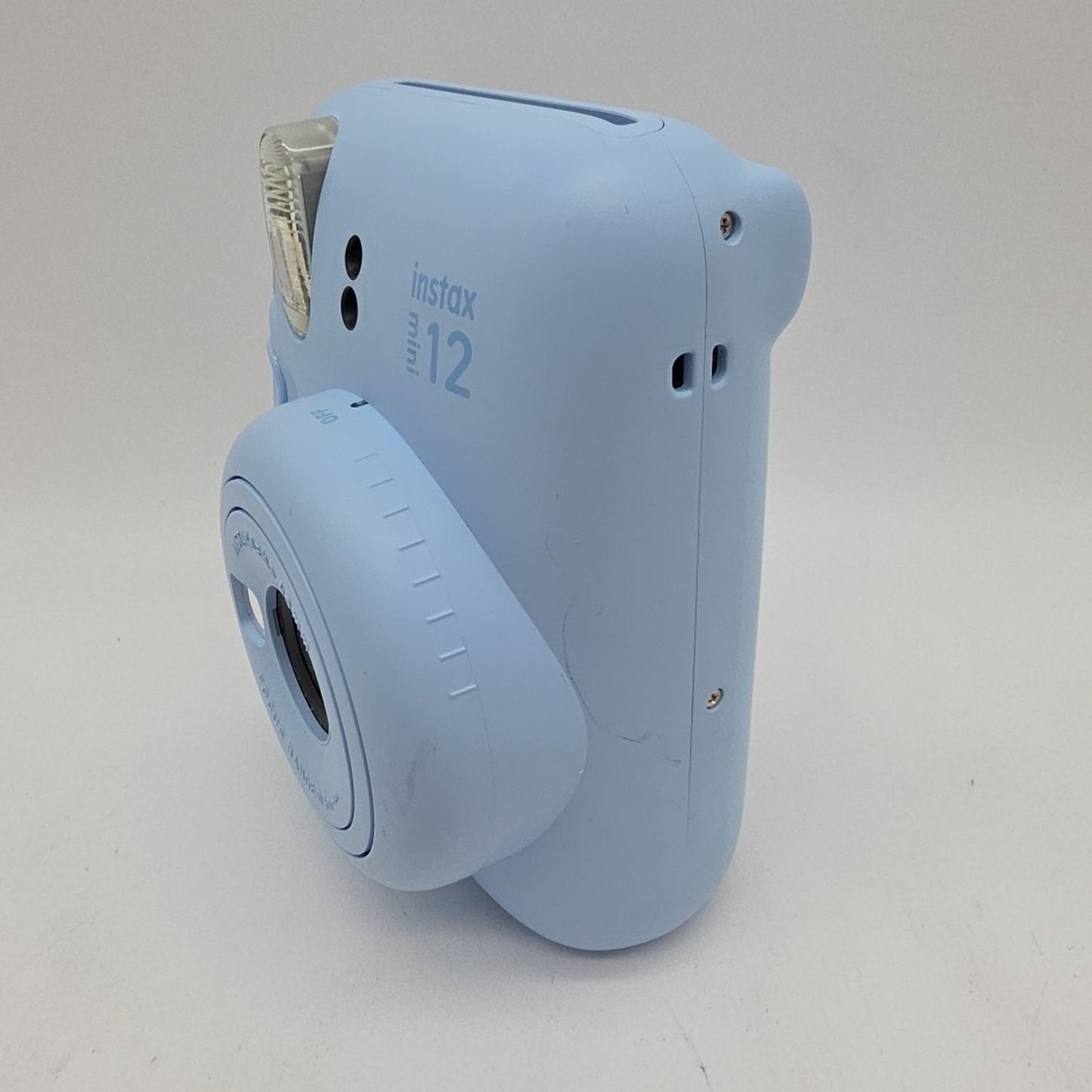 Fujifilm Instax Mini 12 Instant Camera - Pastel Blue MISSING BATTERY DOOR