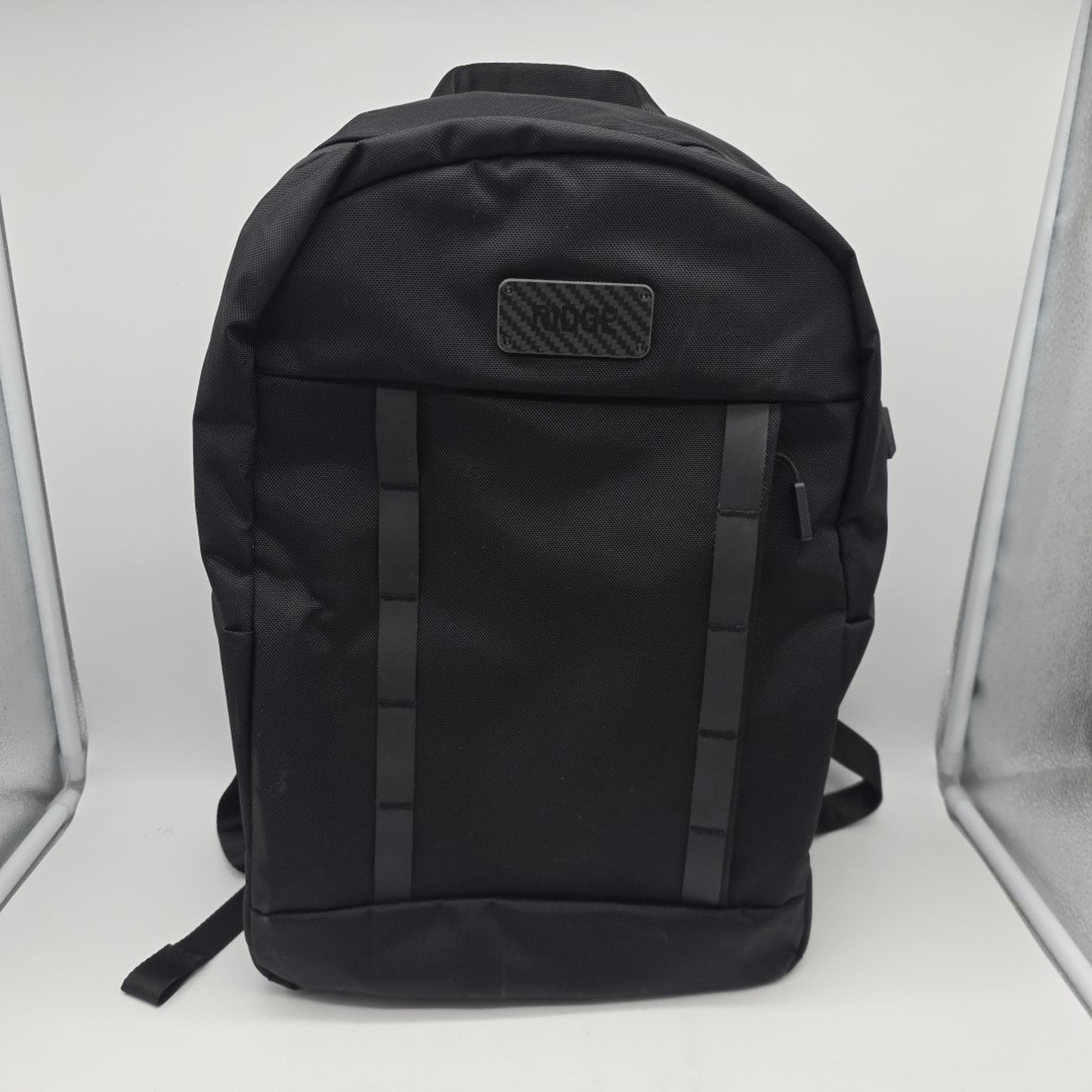 The Ridge Commuter Backpack Black Waterproof RFID Laptop Sleeve Unisex