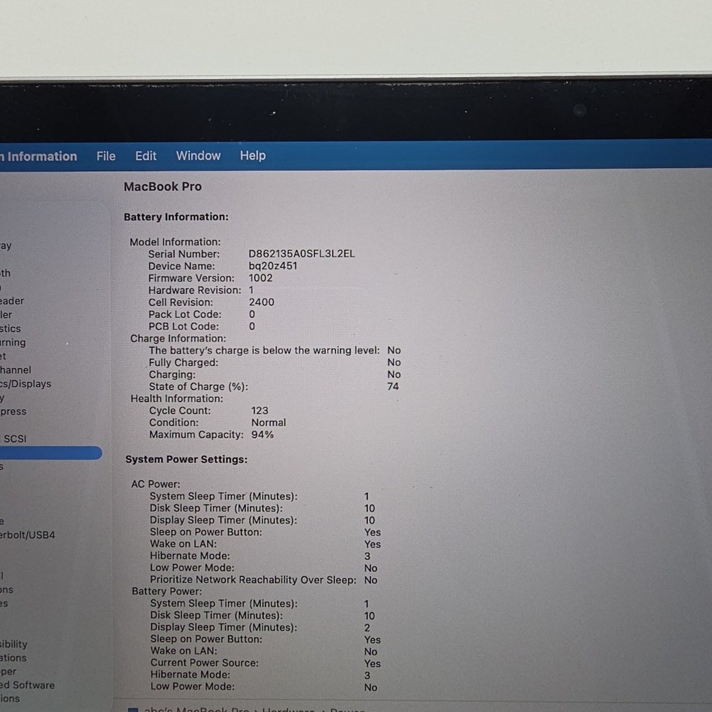 2022 Apple MacBook Pro 13.3" M2 8C 10CGPU 8GB 512GB S. Gray A2338 L181