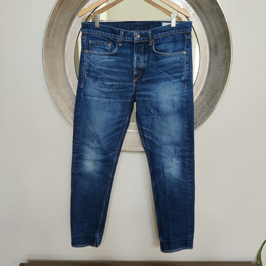 Rag & Bone Fit 2 Slim Jeans Size 32 M1223 WRNACE