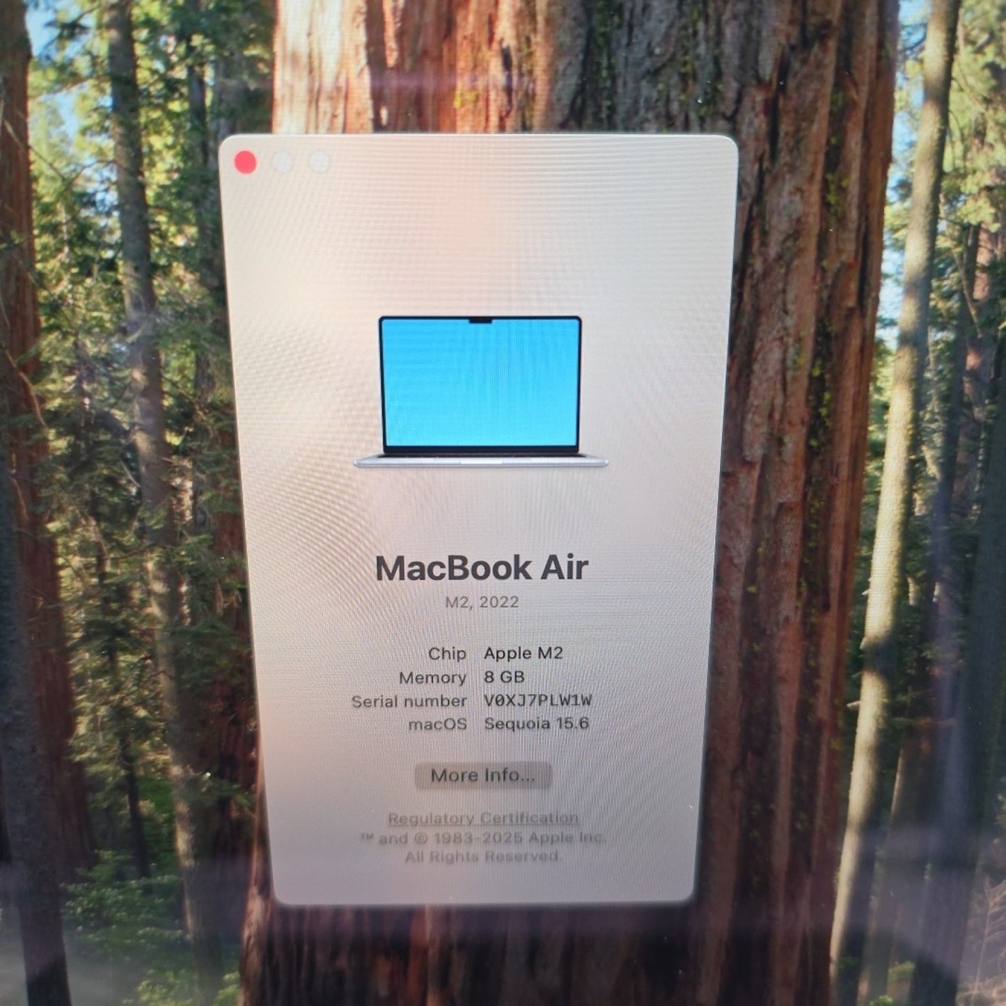 Apple MacBook Air 13.6" (256GB SSD, M2, 8GB) Laptop MLXW3LL/A L136