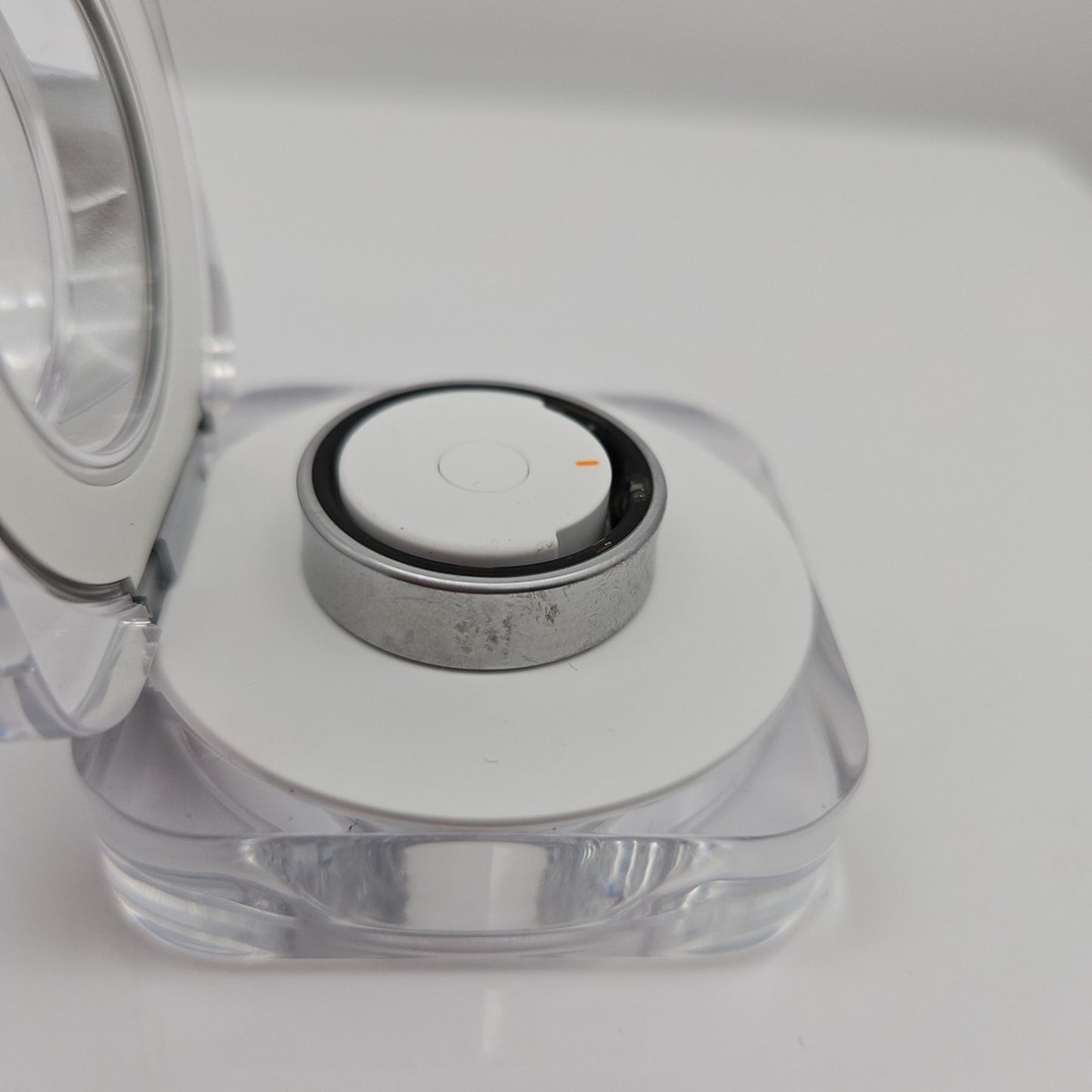 Samsung Galaxy Ring - Titanium Silver SM-Q500 AI Smart Ring Size 10 SCRATCHED