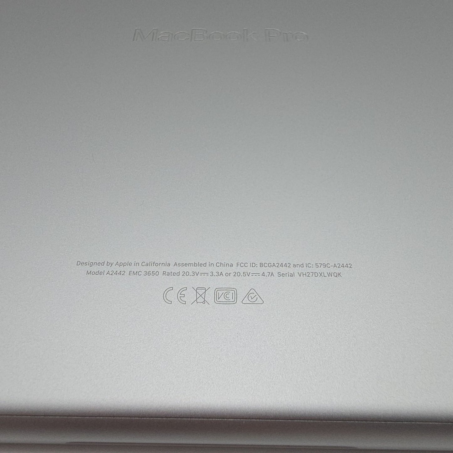 Apple MacBook Pro 2021 14" Laptop M1 Pro 512GB SSD 16GB RAM L208