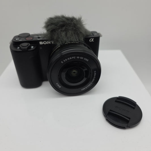 Sony ZV-E10 24MP Mirrorless Digital Camera with Sony P1650mm lens