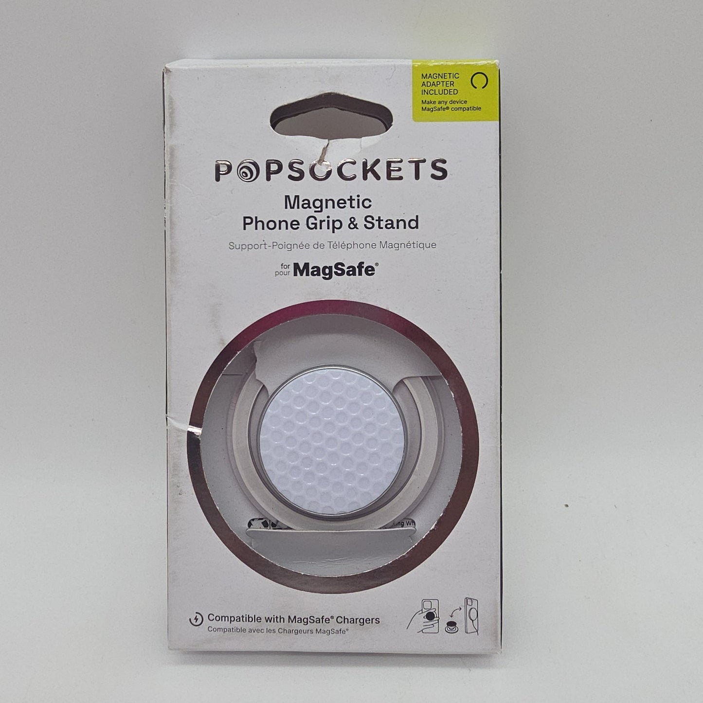 PopSockets MagSafe Round Phone Grip & Stand for iPhone - Golf Ball