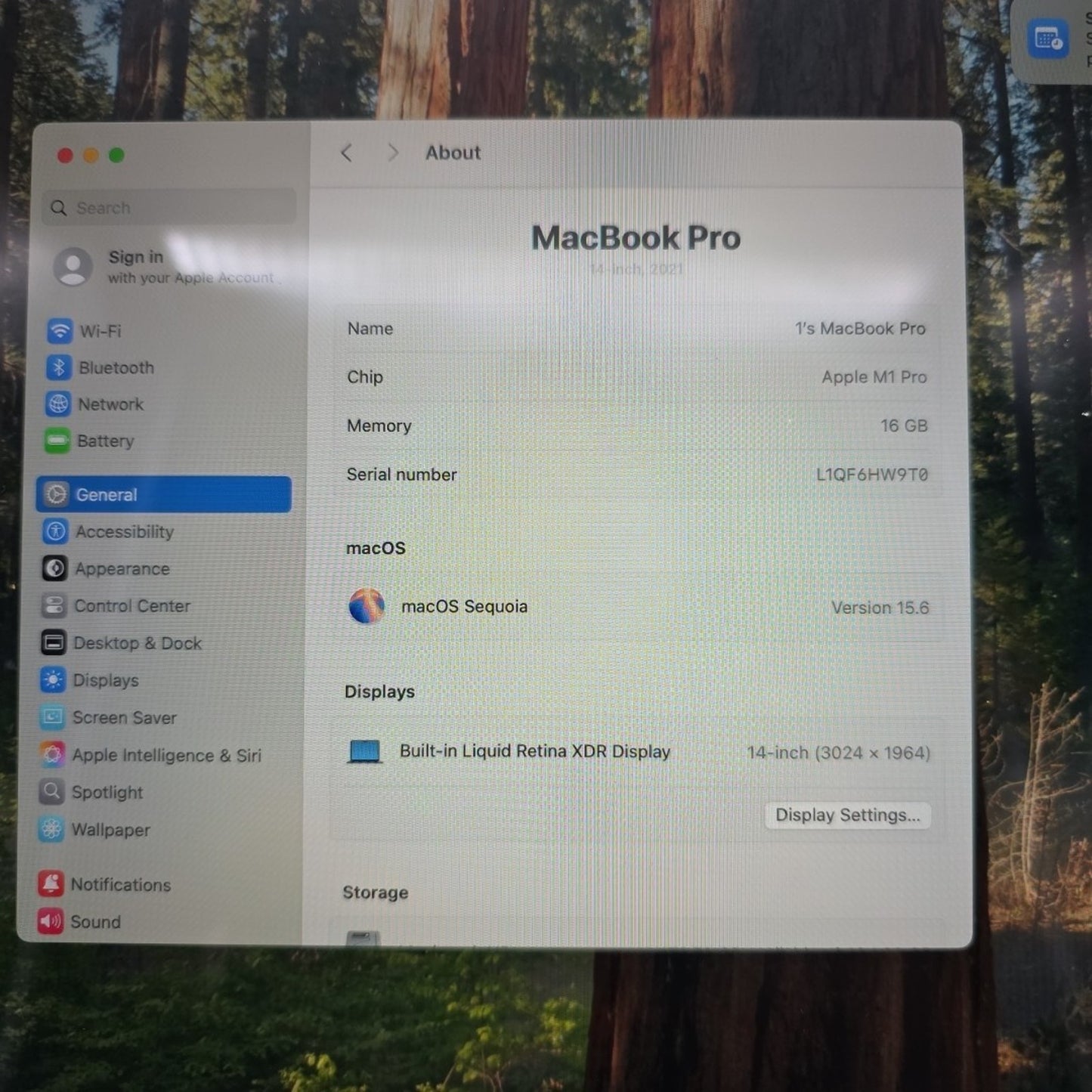 Apple MacBook Pro 14" M1 Pro Chip 512GB 16GB Space Gray MKGP3LL/A 2021 L113
