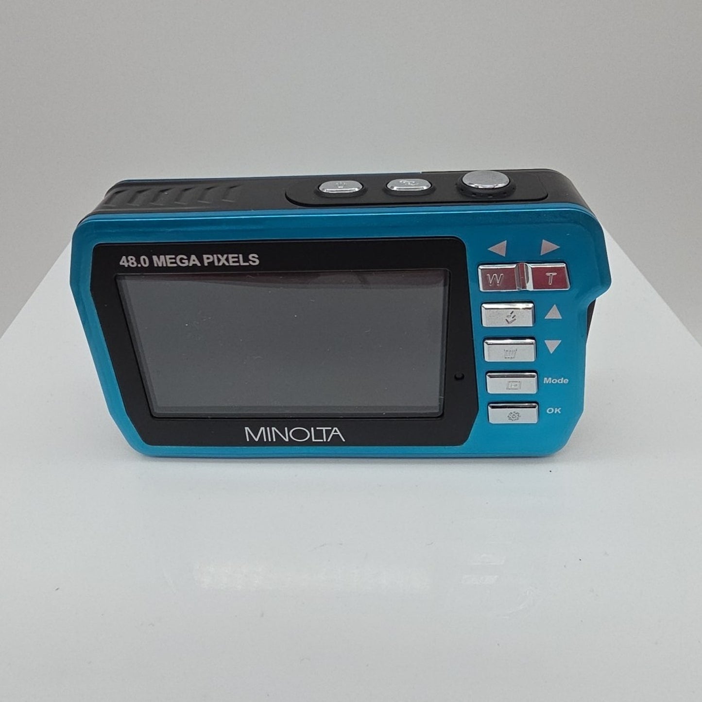 Minolta MN40WP 48MP QHD Dual LCD Screen Waterproof Digital Camera Blue