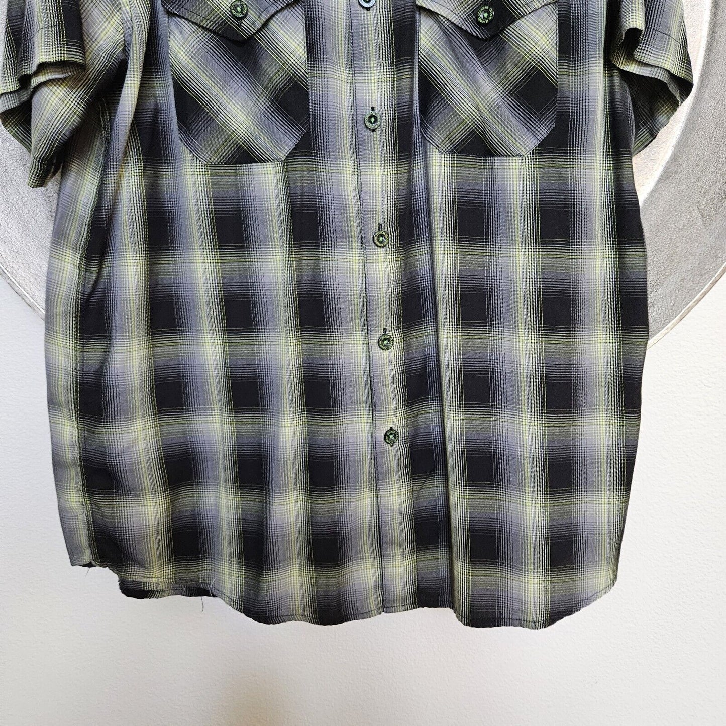 Dixxon Flannel Company The Ace Short Sleeve Party Shirt Size Large