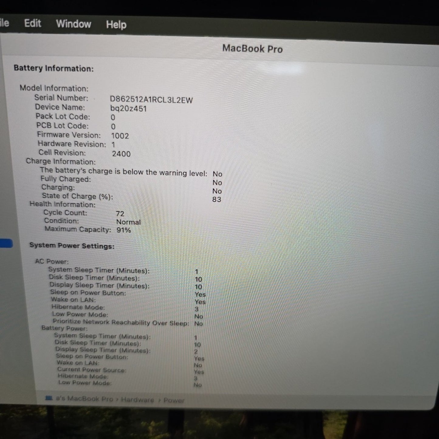 2022 Apple MacBook Pro 13.3" M2 8C GPU 3.5GHz 8GB RAM 512GB SSD A2338 L117