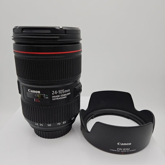Canon Zoom Lens EF 24-105mm 1:4 L IS II USM with EW-83M Hood