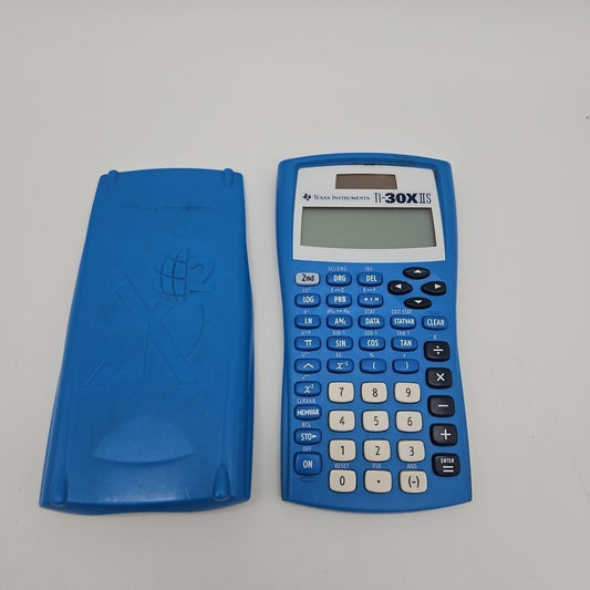 Texas Instruments Ti-30x IIS Scientific Calculator Ti30 X2S Solar Blue Work
