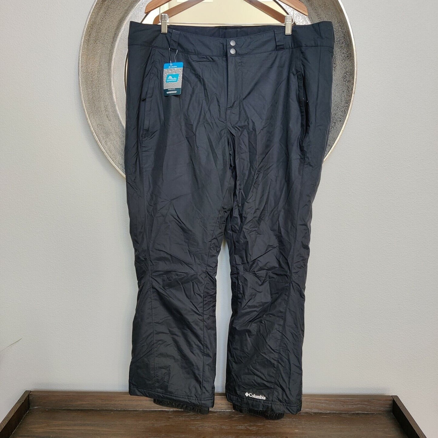 Columbia Women's Size 2X Snow Pants Black Modern Mountain 2.0