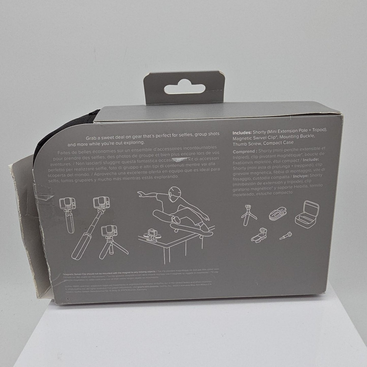GoPro AKTTR-002 Travel Kit 2.0 for All GoPro Cameras (Shorty & Magnetic Swivel)