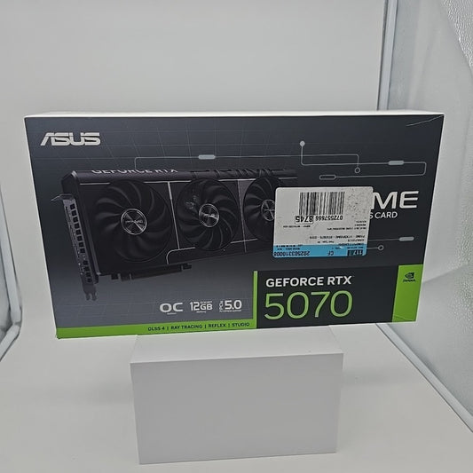 ASUS PRIME RTX 5070 OC ED 12GB 192-Bit GDDR7 PCI Express 5.0 DLSS 4.0 NA