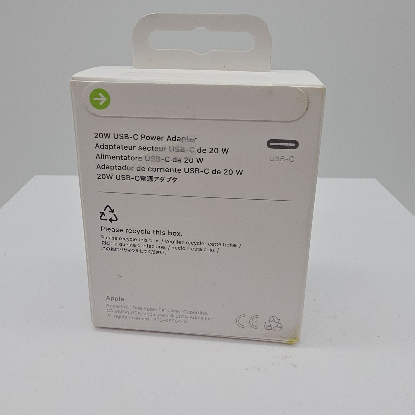 NEW Apple USB-C 20W Power Adapter