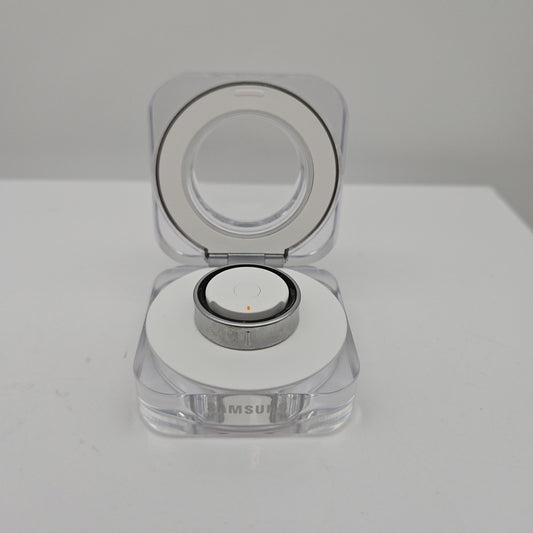 Samsung Galaxy Ring - Titanium Silver SM-Q500 AI Smart Ring Size 10 SCRATCHED