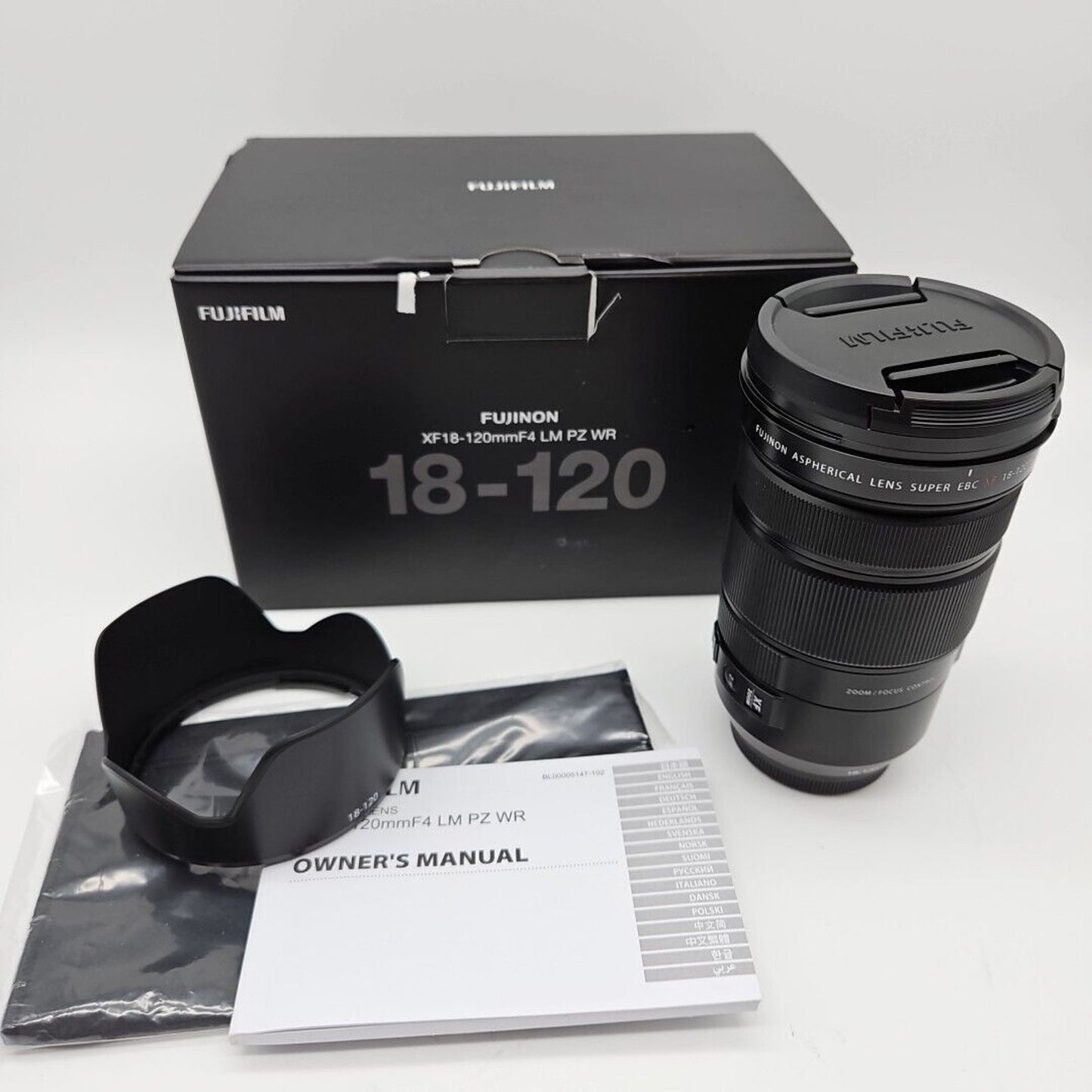 Fujifilm Fujinon XF 18-120mm F4 LM PZ WR Lens for X Mount Mirrorless Cameras